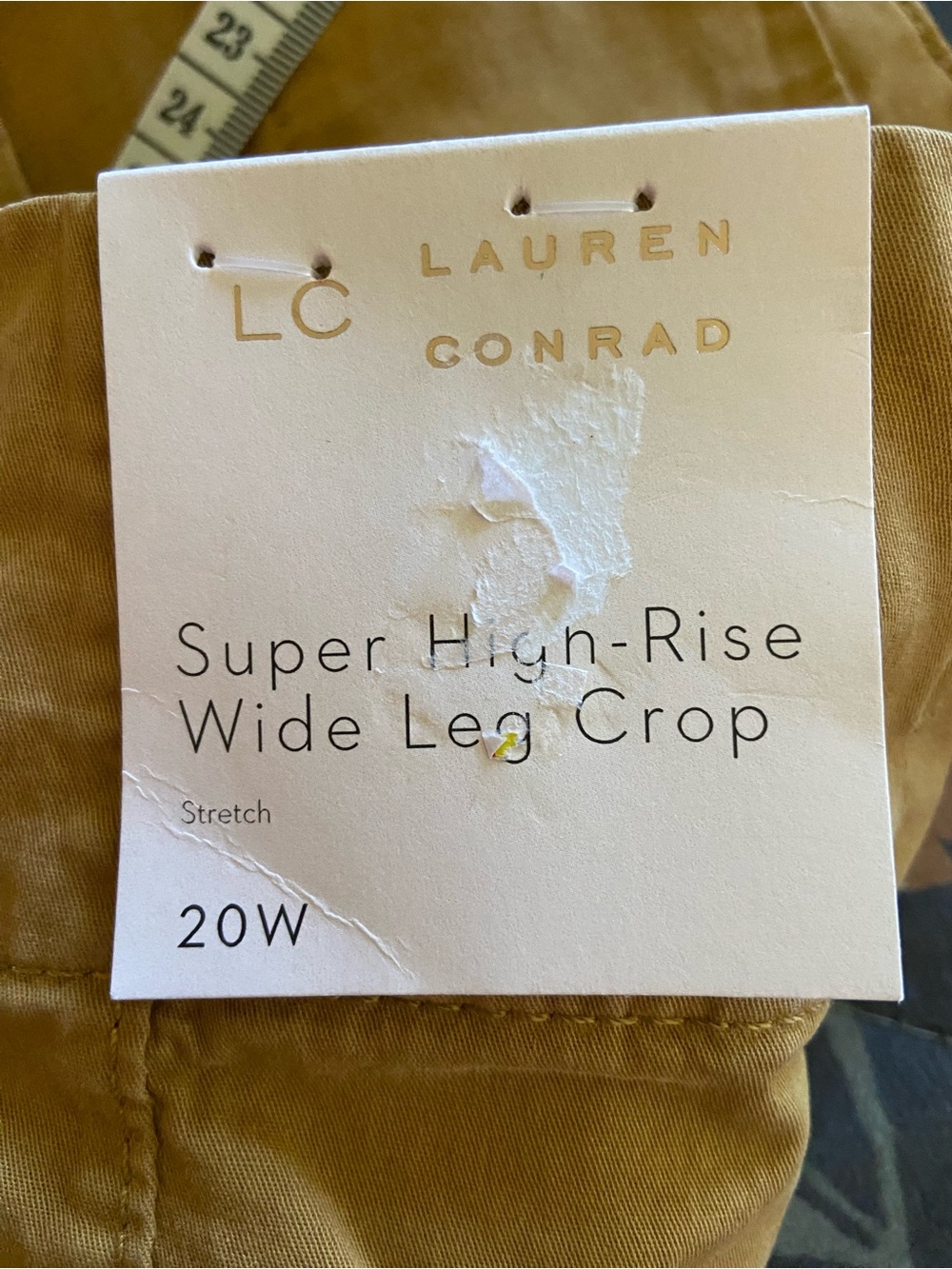 Wide Leg  Cropped Trousers - Picture 3 of 4